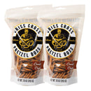 Cinnamon Churro Flavored Pretzels | Pack of 2 | 10 oz | Criss Cross Pretzel Boss