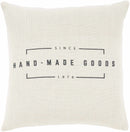 Jabbeke Cream Pillow Cover