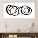Circling Monochrome Canvas