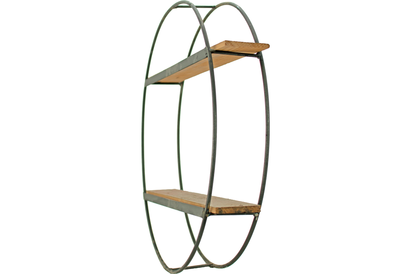 Circular Floating Shelf Double Tiered