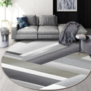 Circular geometric cashmere floor mat beige living room carpet