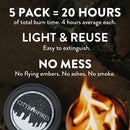 City Bonfire - 5 Pack