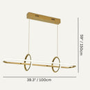 Claritas Linear Chandelier