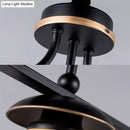 Classic black glass barrel pendant light dining room chandelier
