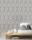 Classic Damask Pattern Wallpaper