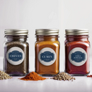 Classic Frame Navy Spice Labels