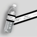 Classic Thanks Wedding Water Bottle Labels