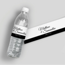 Classic Wedding Water Bottle Labels