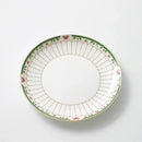 Classical gold-striped ceramic cup and saucer set dining room floral