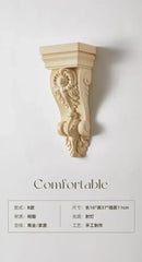 Classical ornate white cream resin wall lamp living room light