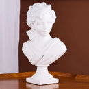 Classical white cupid statue plaster sculpture living room decor