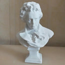 Classical white david statue head sculpture mini living room decor