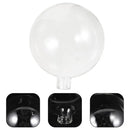 Clear 11mm opening glass lamp shade living room ornament set