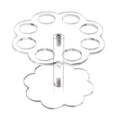 Clear acrylic ice cream cone holder stand kitchen display rack