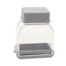 Clear and gray garlic grinding grater cutter kitchen tool
