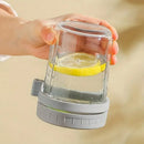 Clear borosilicate drinking glasses set kitchen yogurt jars with lid