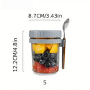 Clear borosilicate drinking glasses set kitchen yogurt jars with lid