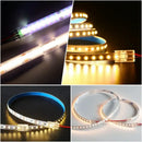 Clear cob led strip connectors 2-pin l-shape kitchen clips