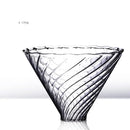 Clear glass barista kettle pot pour over coffee set kitchen