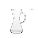 Clear glass barista kettle pot pour over coffee set kitchen