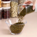 Clear hermetic kitchen organizer for food containers and oils