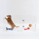 Clear Pet Playpen, 24" High with Door