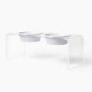 Medium White Bowl Feeder
