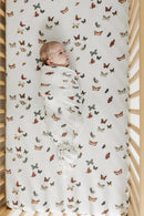 Butterfly Migration Crib Sheet