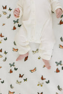 Butterfly Migration Crib Sheet