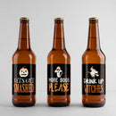 Clever Halloween Beer Label Set