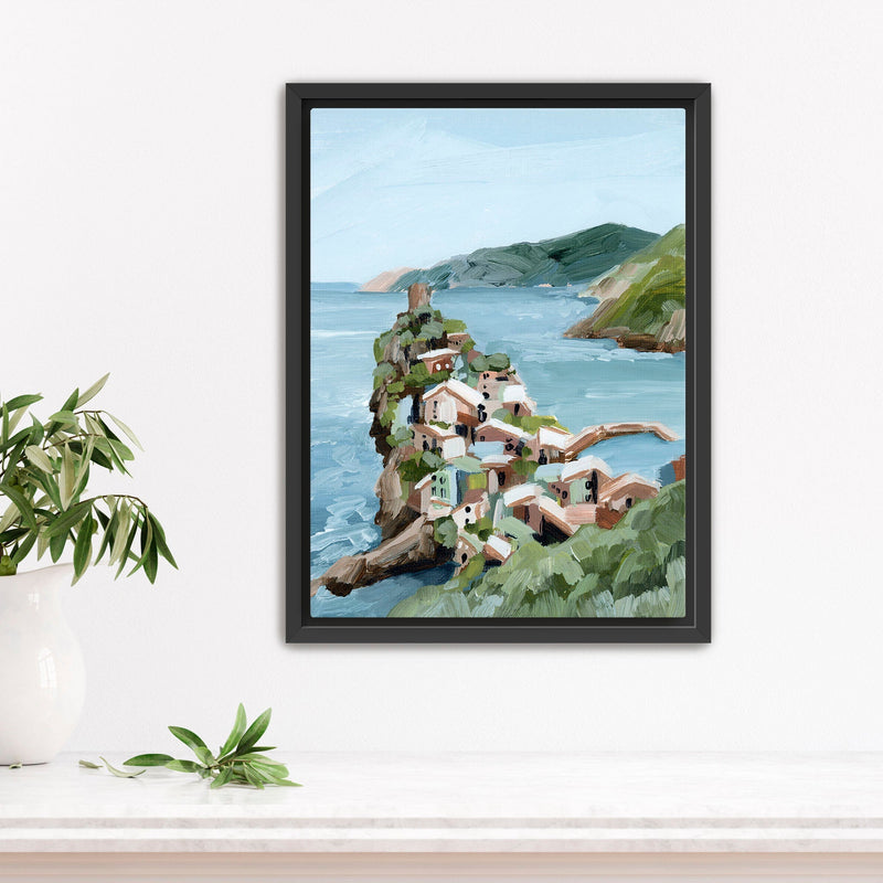 "Cliffs of Vernazza" Art Print