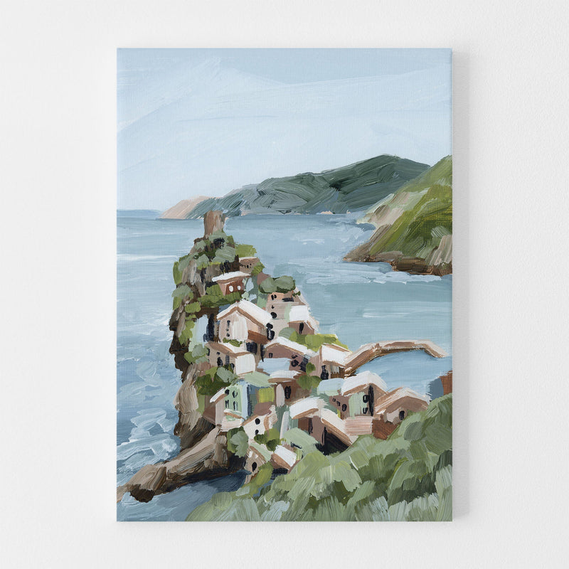 "Cliffs of Vernazza" Art Print