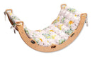 Climbing Arch / Rocker with Map Pattern Pillow