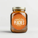 Cling Peaches Canning Labels
