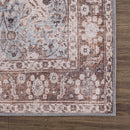 Dauis Blue Persian Style Washable Rug - Clearance
