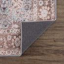 Dauis Blue Persian Style Washable Rug - Clearance