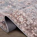 Dauis Blue Persian Style Washable Rug - Clearance