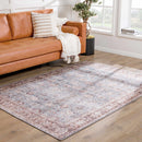 Dauis Blue Persian Style Washable Rug - Clearance