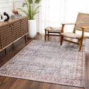Dauis Blue Persian Style Washable Rug - Clearance