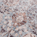 Dauis Blue Persian Style Washable Rug - Clearance