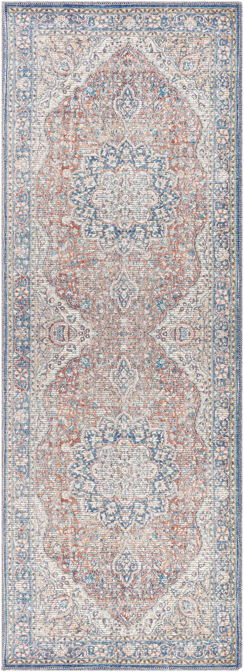 Wacousta Red&Blue Washable Rug