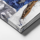 Amon-Ra St. Brown Canvas Art – Detroit Lions Wall Decor