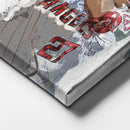 Mike Trout Canvas Art – Los Angeles Angels Wall Decor