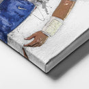 Josh Allen & Stefon Diggs Canvas Art – Buffalo Bills Wall Decor