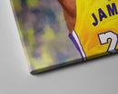 LeBron James Poster Los Angeles Lakers Championship Basketball Painting  Hand Made Posters Canvas Print Kids Wall Art Man Cave Gift Home Decor