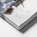 Joe Burrow & Ja'Marr Chase Canvas Art – Cincinnati Bengals Wall Decor