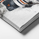 Connor McDavid & Leon Draisaitl Canvas Art – Edmonton Oilers Wall Decor