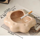 Cloud cat paw porcelain ashtray living room ceramic gift