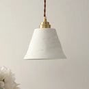 Cloud patterned brass ceramic led pendant light for dining room