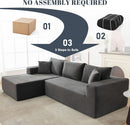 Cloud Sectional Couch Modular Sofa with Deep Seat